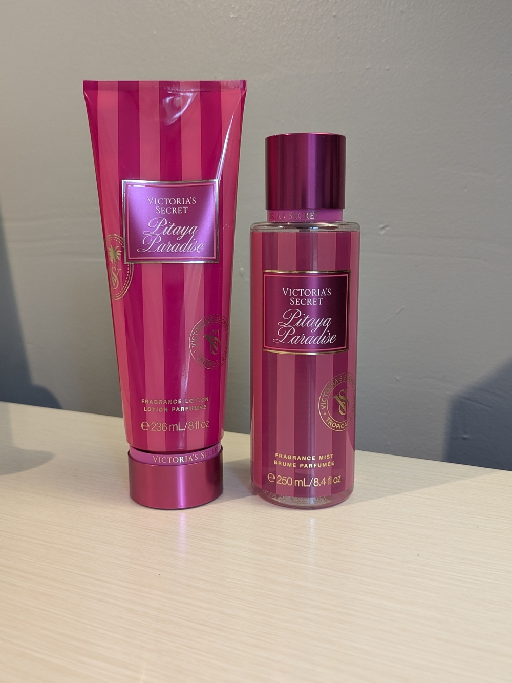 Victoria's Secret Pitaya Paradise Fragrance Mist & Lotion Set - Hot Pink